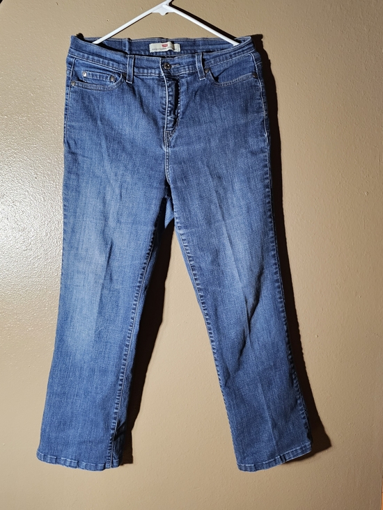Levi's Denim - Levi’s 512 Perfectly Slimming Bootcut Jeans Women's 12M Blue Denim Stretch 31X31
